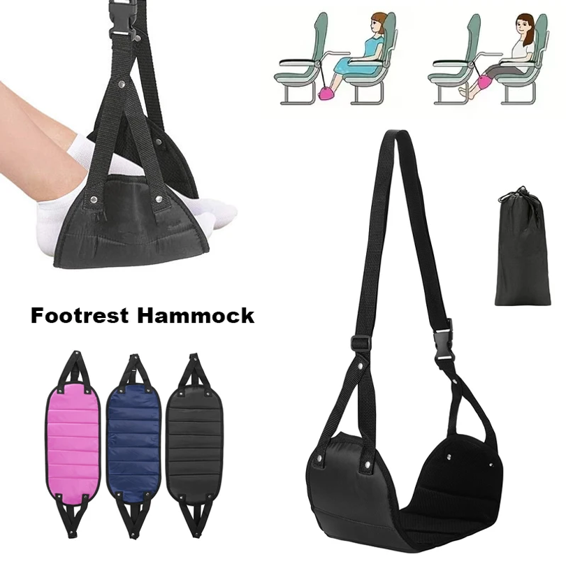 Travel Accessories Long Flight - مسند قدم محمول قابل للتعديل للسفر