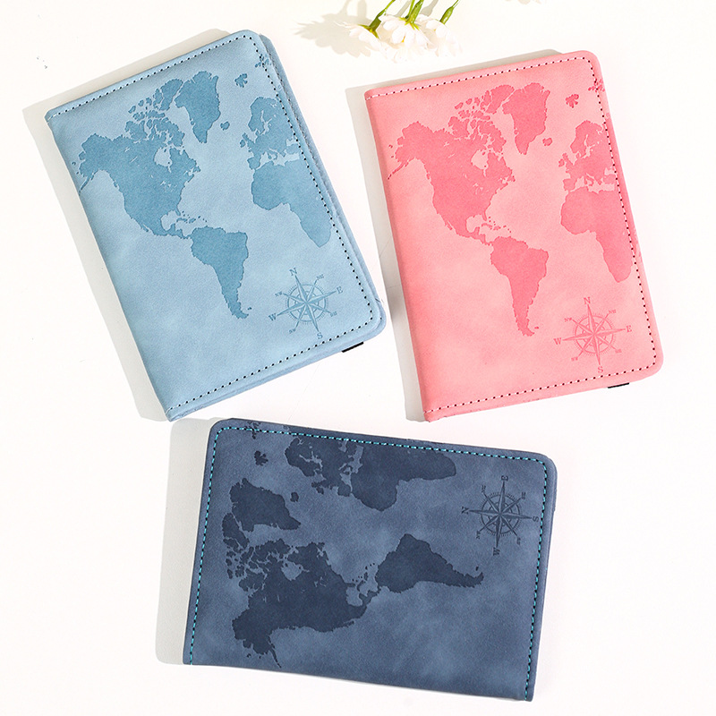 خريطة جديدة مطبوعة حامل جواز ا - مراجعة Travel Accessories India وسعره