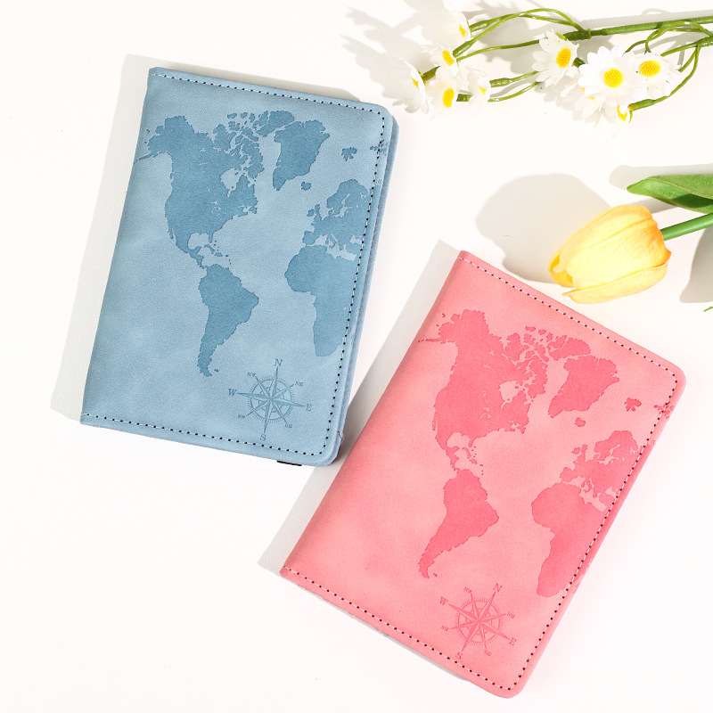خريطة جديدة مطبوعة حامل جواز ا - مراجعة Travel Accessories India وسعره