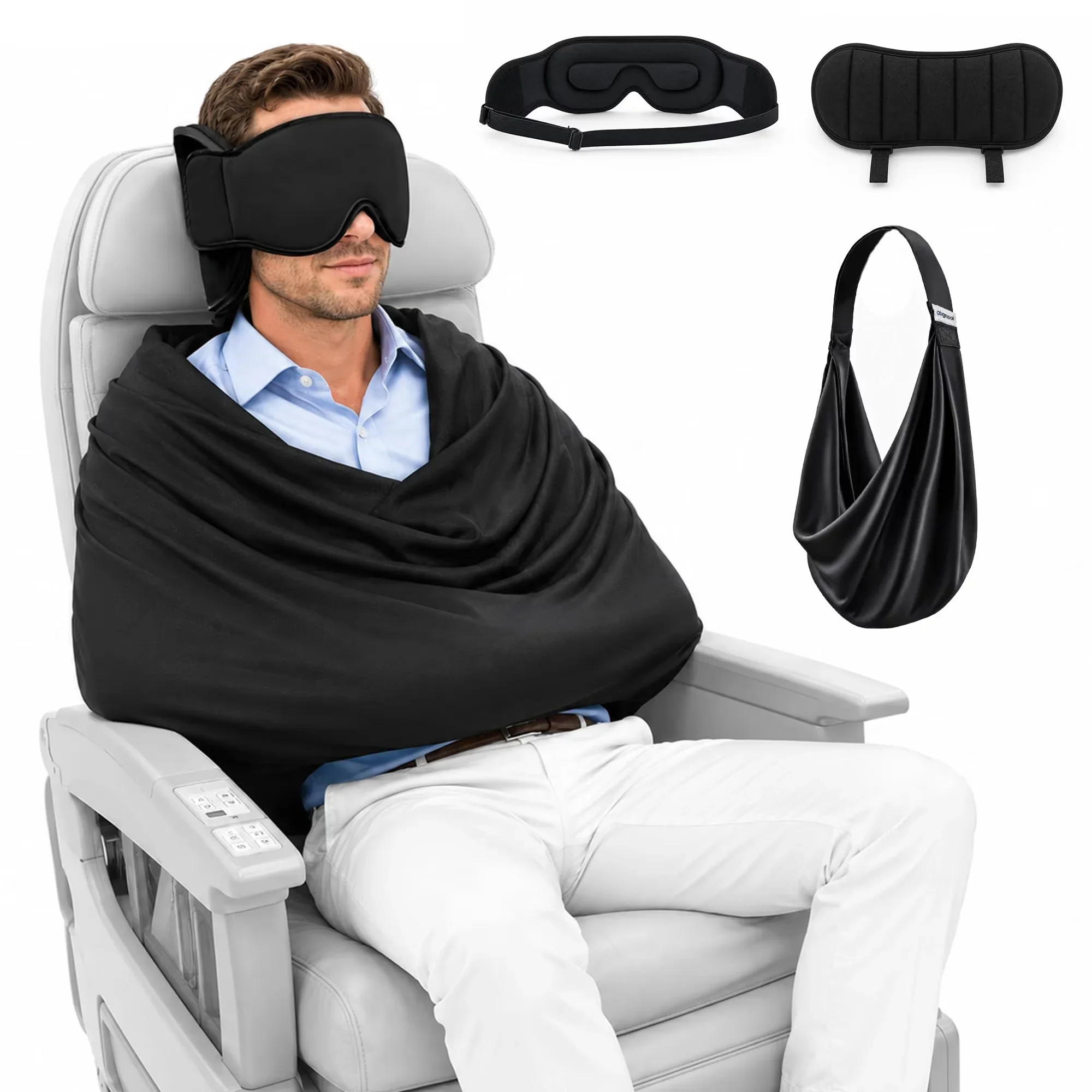 نظام دعم النوم 3 في 1 للطائرة، - مراجعة Travel Accessories Long Flight وسعره