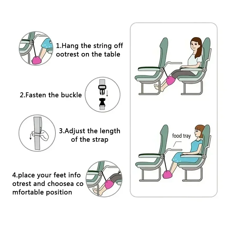 أرجوحة مسند للقدمين قابلة للتع - مراجعة Travel Accessories Long Flight وسعره